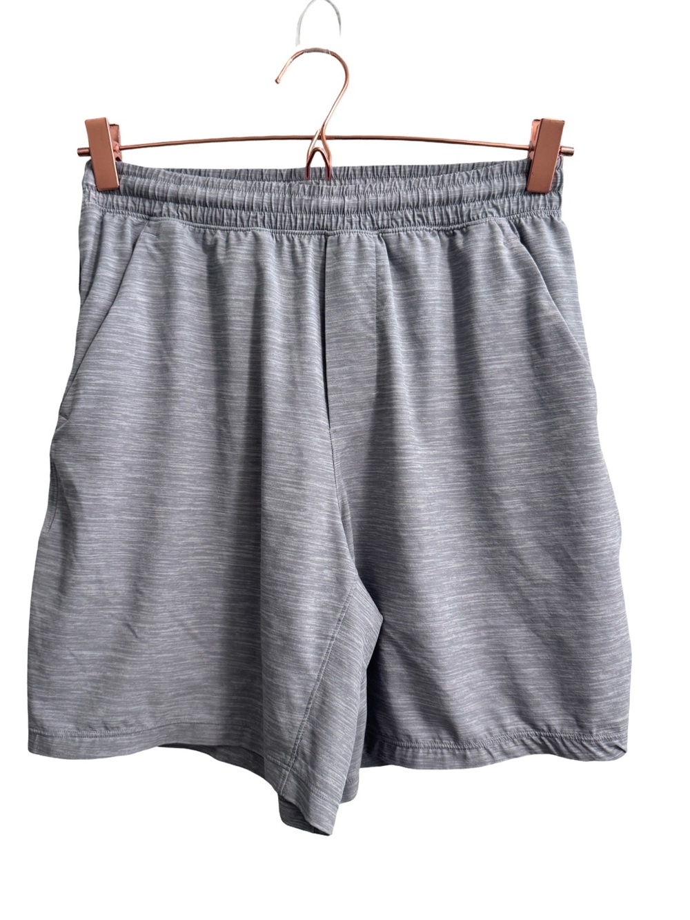 Lululemon Pace Breaker Short Linerless 7”
Heather Allover Sea Salt Light Cast S